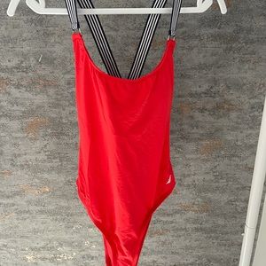 Náutica red one piece swimsuit size Xlarge